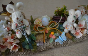 Arranjo Jardim de Páscoa - Artesanato e Personalizados