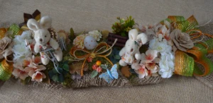 Arranjo Jardim de Páscoa - Artesanato e Personalizados