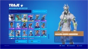conta de fortnite BARATA COM 155 SKINS VARIOS BUNDLES