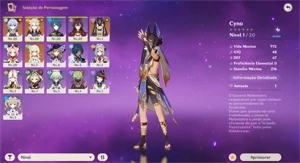 Reroll Cyno+Ganyu+Albedo ar 19 - niver livre - Genshin Impact