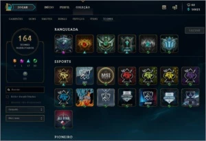 Conta de League Of Legends, MMR de Diamante 2 LOL