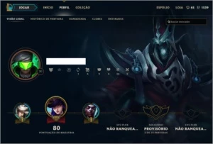 Conta League of legends - UNRANKED + 28 Champs e Skins+ LOL