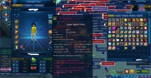 Conta Susanoomon LADMO omegamon - Digimon Masters Online