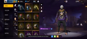 Conta de FF Gemada! - Free Fire