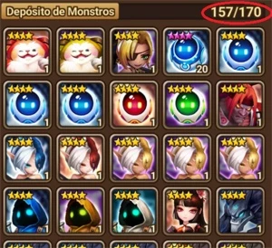 Global, 14 NAT5, FARM DG's Safe, 11k Cristais 37+ Devilmon - Summoners War