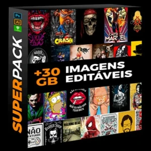 Pack de imagens editáveis de 30GB - Serviços Digitais