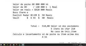 VENDO PACOTE DE 3 ACC CONTENDO 4 CHARES # ALL SERVIDOR FIRE - PokeXGames PXG