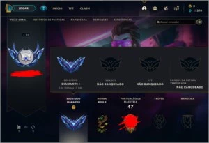 CONTA LEAGUE OF LEGENDS LOL