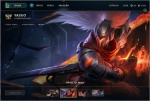 CONTA 30 OURO 4 2016 COM BORDA OURO 27 CHAMPS 14 SKINS - League of Legends LOL