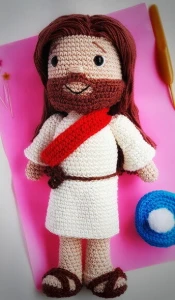 Boneco Meu Amigo Jesus Amigurumi (personalizados)