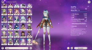 Conta Genshin Ar60 Yoimiya C3, Xilonen C2, Hutao + Albedo C1 - Genshin Impact