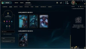 Conta lol platina V - League of Legends