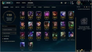 Conta lol platina V - League of Legends