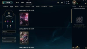 Conta lol platina V - League of Legends