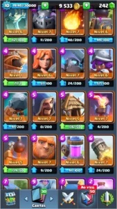Conta Clash Royale