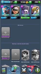 Conta Clash Royale