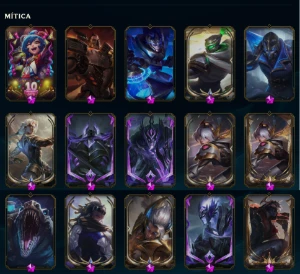 Vendo conta MAIN de LoL com 444 skins - League of Legends