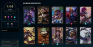 Vendo conta MAIN de LoL com 444 skins - League of Legends