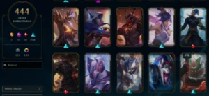 Vendo conta MAIN de LoL com 444 skins - League of Legends