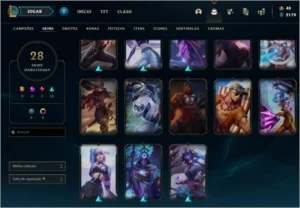 Conta platina 3 league of legends main jg LOL