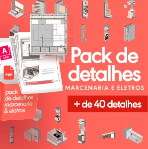 Pacote com 40 detalhamentos de projetos de Marcenaria - Outros