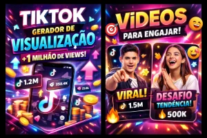 TikTok Gerador de Visualização + Videos para engajar!