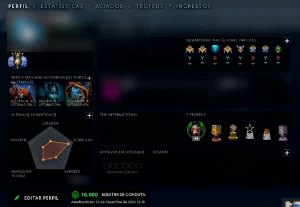 Vendo Conta de Dota 2 5290 MMR Divine 4