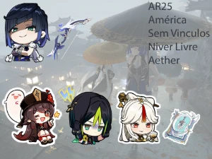 AR25 - Yelan +BIS+ Hutao +Tighnari + Ningguang C6 com oraçao - Genshin Impact