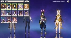 AR25 - Yelan +BIS+ Hutao +Tighnari + Ningguang C6 com oraçao - Genshin Impact