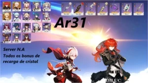 Diluc + kazuha ar21 - Genshin Impact