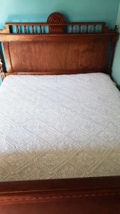 Colcha de Crochê Rendada para Cama King