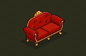 Raro Sofá Vintage Clássico - Habbo