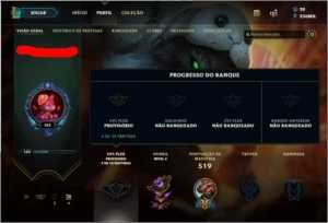 680 SKINS, TODOS OS CHAMPS, NUNCA JOGOU RANKED SOLOQ - League of Legends LOL