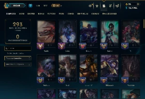 Prata 4 com 95 Champs e 25 Skins ( mais de 300 jogos ) - League of Legends LOL