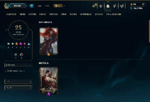 Prata 4 com 95 Champs e 25 Skins ( mais de 300 jogos ) - League of Legends LOL