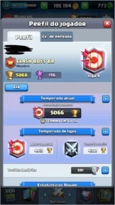 Clash Royale nv12 5000 troféus