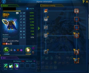 Conta AoA NADMO-Alphamon - Digimon Masters Online