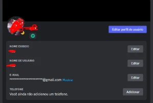 Discord Conta 3C (3Digitios) Raro - Social Media