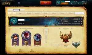 CONTA LEAGUE OF LEGENDS - OURO 2 34 CAMPEÕES 3 SKINS LOL