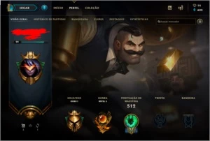 conta gold season 7 e 8, 146 skin, level 99 - League of Legends LOL