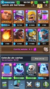 Conta Clash Royale lvl 9 - 2 Lendárias