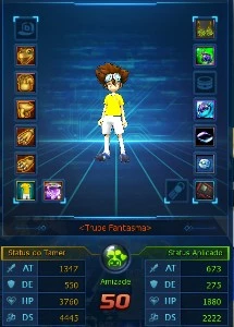CONTA AOA LADMO|LUCEMON - Digimon Masters Online