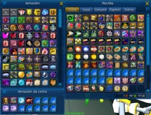 CONTA AOA LADMO|LUCEMON - Digimon Masters Online