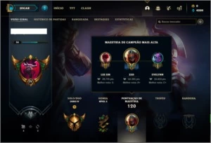 Conta ouro 4 com 48 champs e 25 skins ( MAIN JG / MID ) - League of Legends LOL