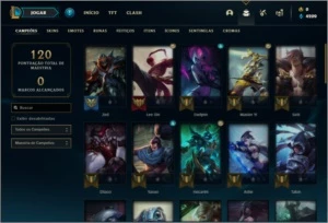 Conta ouro 4 com 48 champs e 25 skins ( MAIN JG / MID ) - League of Legends LOL