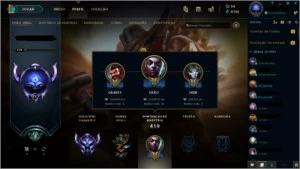 Conta Diamante 4 c/ 54 skins - League of Legends LOL