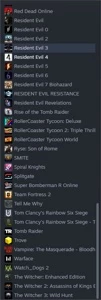 Steam 1 Ano - 96 Jogos