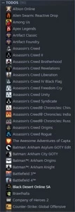 Steam 1 Ano - 96 Jogos