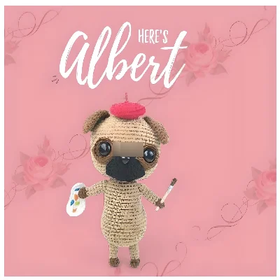 Receita em PDF - Cachorro Albert Amigurumi - Outros