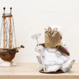 Oxalá em Amigurumi - Artesanato e Personalizados